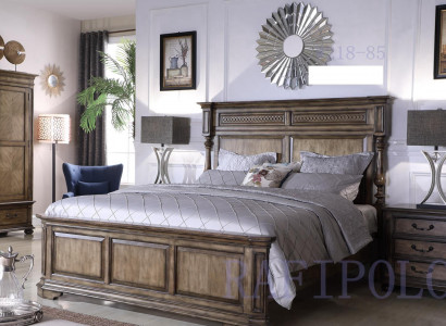 Landhaus Designer Möbel Bett Doppel Schlafzimmer 180x200cm Betten Gründerzeit